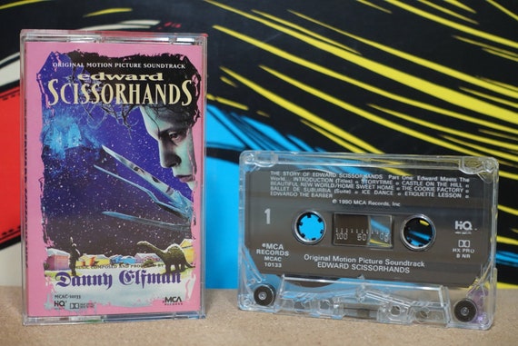 Edward Scissorhands (Original Motion Picture Soundtrack) By Danny Elfman Vintage Cassette Tape