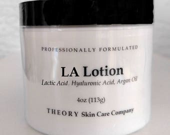 Lactic Acid 15%, Hyaluronic Acid and Argan Oil Skin Softening Lotion, Professionally Formulated