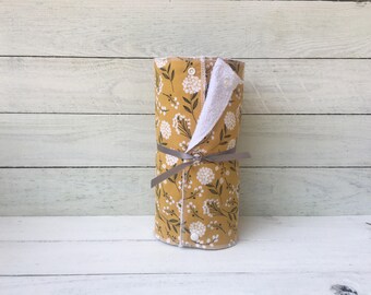 Unpaper towels, reusable paper towels, cloth paper towels, snapping paper towels - Woodland Cotton // gift // kitchen // eco friendly