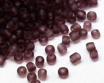 10g of beads 8/1 violet translucent