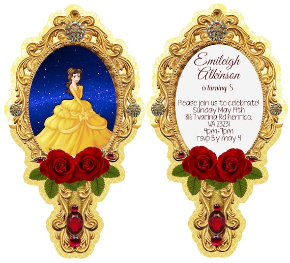 20-personalized-beauty-and-the-beast-mirror-invitation