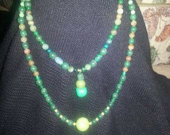 Handmade OOAK #11 beaded necklace