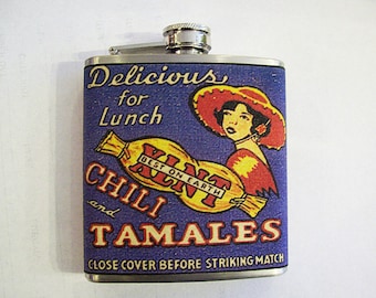 vintage matchbook flask retro 1950s pin up rockabilly advertising match book cover kitsch