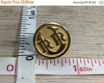 10%OFF3DAYSALE Vintage Gold Toned Union Pacific Railroad Tie Tack Used