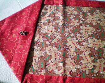 Christmas Gingerbread Man Table Runner