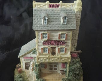 Mini Village House Hand Painted Vintage