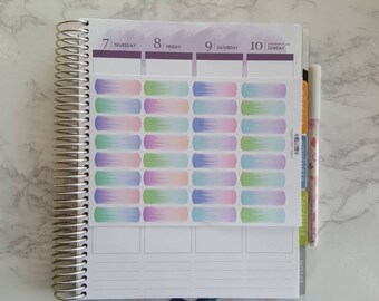 Pastel Brushstroke Stickers
