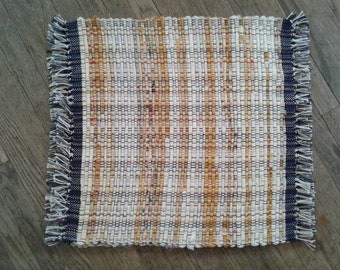 Yellow hand woven placemats