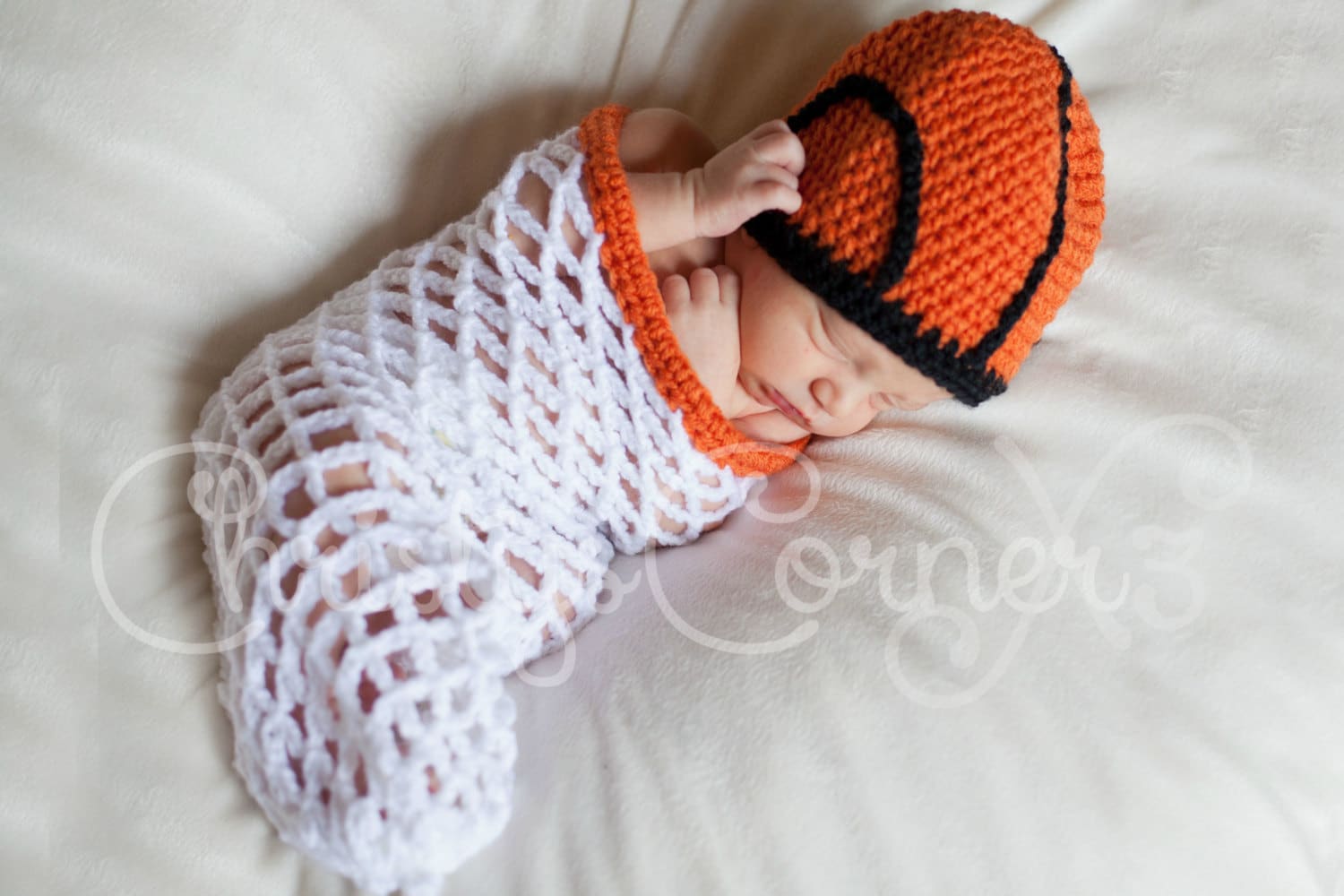 Baby Basketball Hat and Net Cocoon Baby Boy Baby Girl