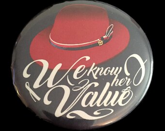 Button Marvel Agent Peggy Carter We Know Her Value I Know My Value Cancellation