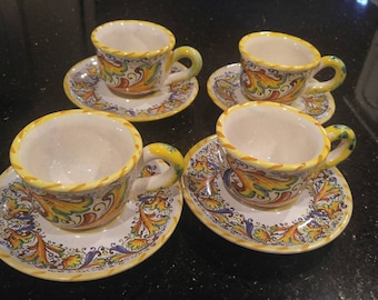 Meridiana italian ceramiche tea cup and sauce