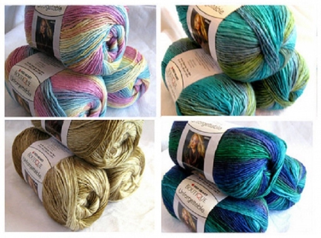 Red Heart Boutique Yarn 9 Color Choices 1