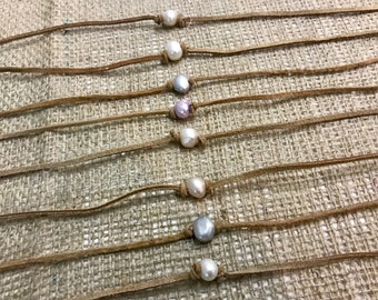 Brown Suede Chokers