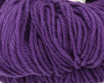 Purple Wool Yarn - Knitting Yarn - Crochet Yarn - DK Yarn - Yarn for Sweaters - Yarn for Felting - Weaving Yarn - Crocheting - Yarn for Sale
