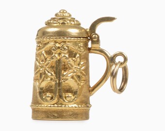 18 Kt.Yellow Gold Beer Stein