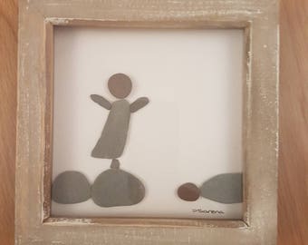 Pebble Art, Feeling Happy