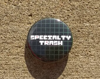 Undertale Font "Specialty Trash" 1.5 inch button