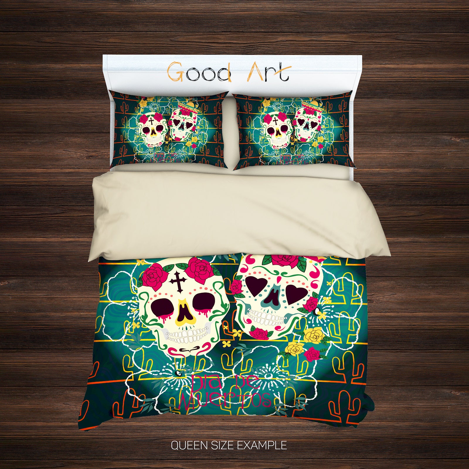 Skull Bedding Setskull Duvet Coverskull Duvetsugar Zoom