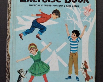 Vintage Little Golden Book - No.527 Exercise Book 1964 1st edition