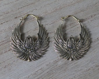 Pair of scarab earrings