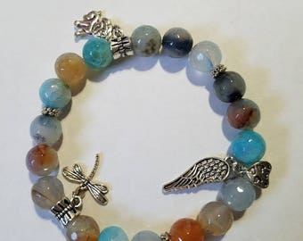 Dragon Veins Agate Loose Beads