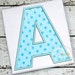 Applique Alphabet Letter Set A-Z Applique Machine Embroidery Design 7 Sizes!!! alphabet applique, applique letters, 2" thru 8"