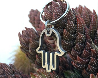 Stainless Steel Hamsa Hand Keychain, Hamsa Keychain, Hamsa Hand Keychain, Gift Idea, Hamsa Hand, Hamsa