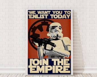 Star Wars Propaganda Poster Art Film Poster Movie Poster