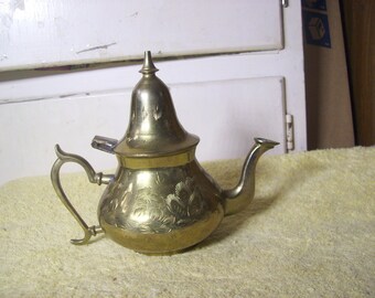 Vintage Brass Teapot Made in India