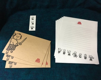 Japanese style Letter set -Samurai-