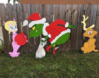 Stealing Christmas Lights PDF Yard Art DIY Woodworking Plans