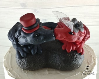 Dragon Wedding Cake Topper