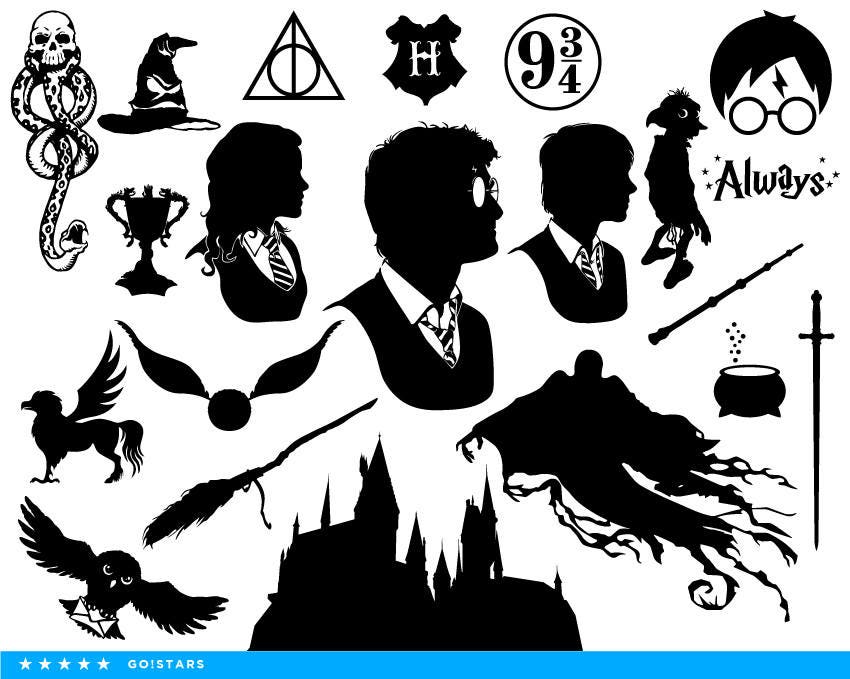 Harry Potter Svg Files - Layered SVG Cut File - Best High Quality Free