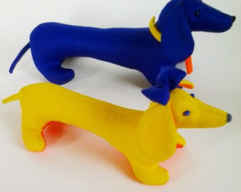 Dog Soft toy Pattern and Tutorial, PDF Pattern Dog dachshund, Pattern Doggy, cloth toy pattern, doll Dog Pattern, download Toy Dog Pattern