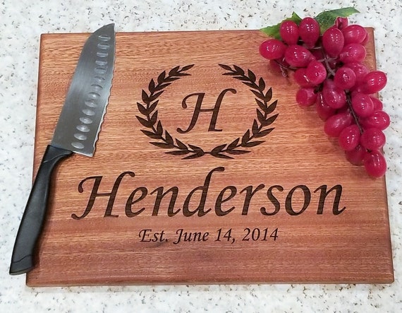 Personalized Cutting Board Wedding Gift Bridal Shower Gift Cutting Board Wedding Gift Custom Cutting Board Housewarming Gift Anniversary