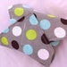 Grey Polka Dot Reusable Sandwich Wrap