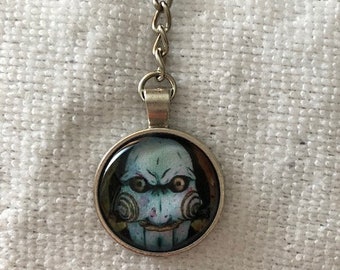 Saw inspired keychain