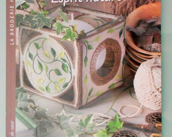 Nature spirit Hedebo embroidery by Françoise Fittante