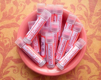 Wild Carnation Vegan Lip Tint - Tinted Lip Balm in Medium Pink - Limited Edition for Spring