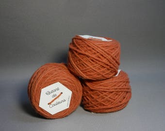 tomette, naturally hand dyed Merino Wool