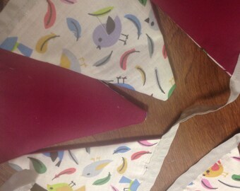 3 metre purple and birds