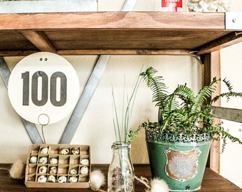 Vintage Horse Show Entry Numbers, Farmhouse Decor, Vintage Equestrian, Industrial, Wall Callage