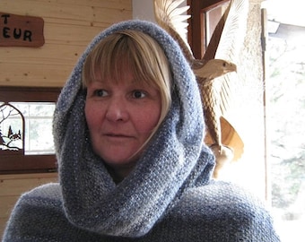 Cape - large collar with hood.