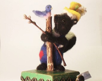 A Little Birdie Told Me, Needle Felted by ElaineMary
