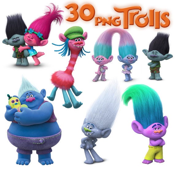 Trolls/Trolls PNG/Trolls Instant Download/Trolls