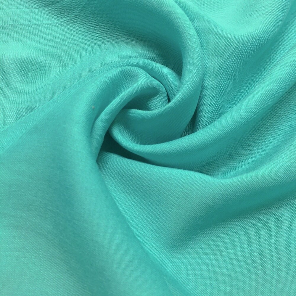 Seafoam Rayon Challis Fabric 100% Rayon 53/54 wide Sold