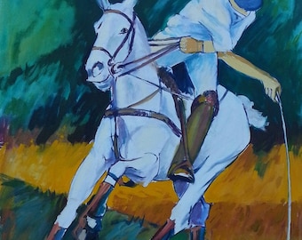 Polo 2 / original oil on canvas