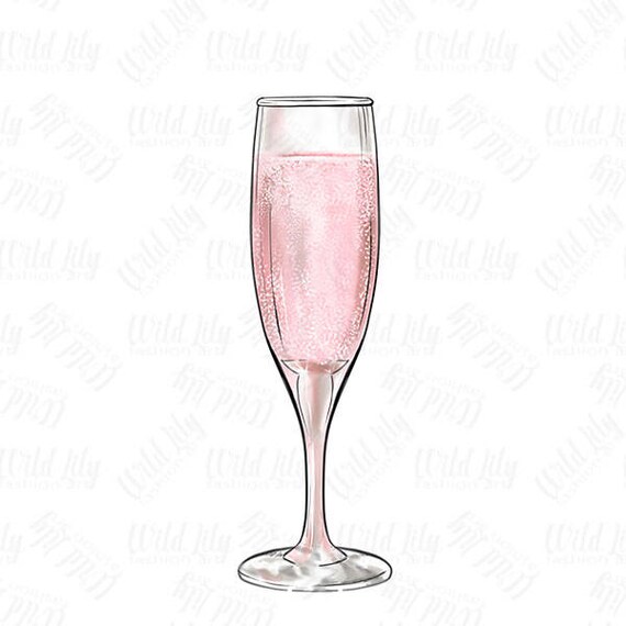 44+ Clipart Champagne Glasses Drawing Pics