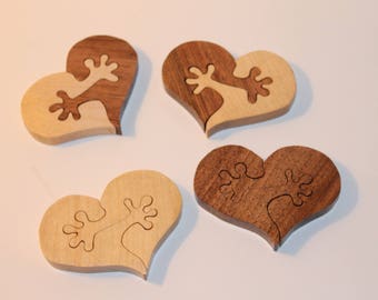 shared heart for lovers of wood