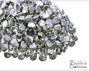 50 pcs Labrador Full Czech Glass Pinch Beads 5x3,5 mm (8645)